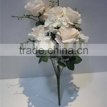 brand name decorative artificial flowers bundled rose big rose flower