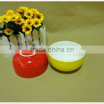 New Product Colorful Porcelain Salad Bowl photo-3