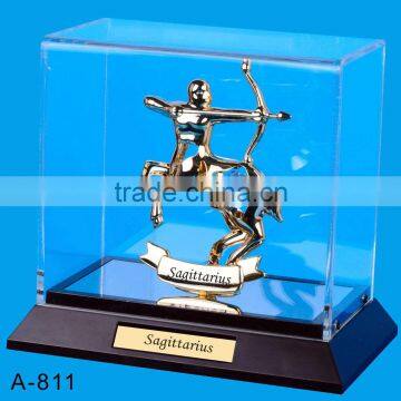 24K gold plated Sagittarius Stand Packed in Acrylic Box