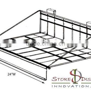 SDG088 Wire Grid Wall Metal Shelf 24x7inch photo-5