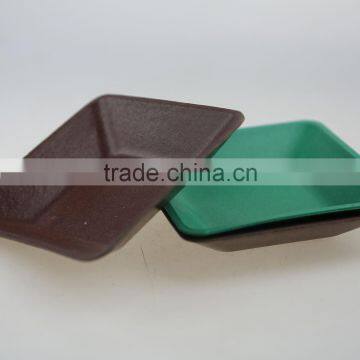 Bio-degradable 100% Quality Guaranteed Cheap Bamboo Fiber Flower Pot Tray photo-2