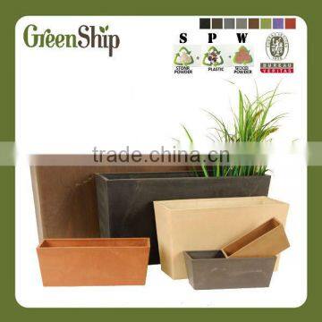 Decorative Terracotta Pot from Greenship/ 20 years lifetime/ lightweight/ UV protection/ eco-friendly