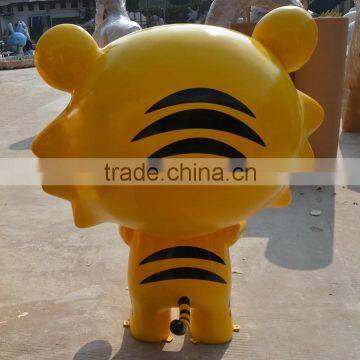 Outdoor Fiberglass Cat Cartoon Figure photo-6