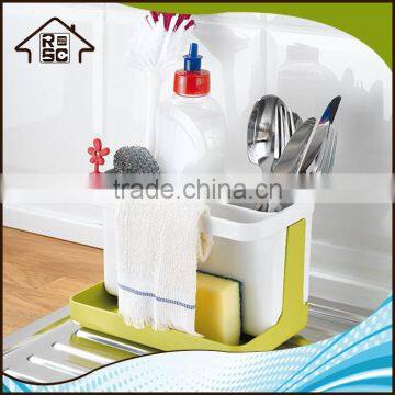 NBRSC Kitchen Plastic Rack Organizer Caddy Storage Sink Utensils Holders photo-2