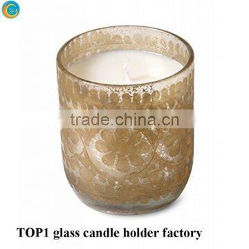 tea light holder Fresh Air Glass Jar Candles Tin