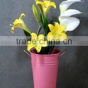 Modern home decoration metal flower vase