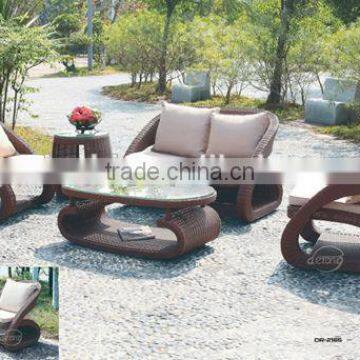 Patented PE rattan garden sofa set,Rattan garden furniture