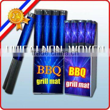 pvc backing polyester flame resistant BBQ grill mat