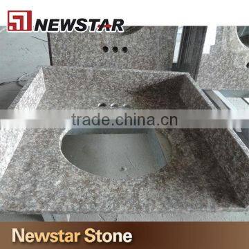 Newstar Prefabricated Peach Red Stone Vanity Top Granite Countertop photo-2
