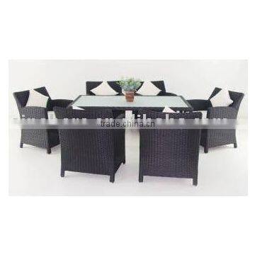 2015 High Quality cheap Outdoor rattan wicker dining furniture set