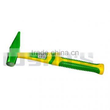 MIRROR POLISHED MACHINIST HAMMER WITH TPR/PLASTIC HANDLE