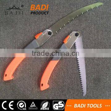 2016 new hot sale 10ich silky TPR handle sharp teeth power folding pocket hand saw