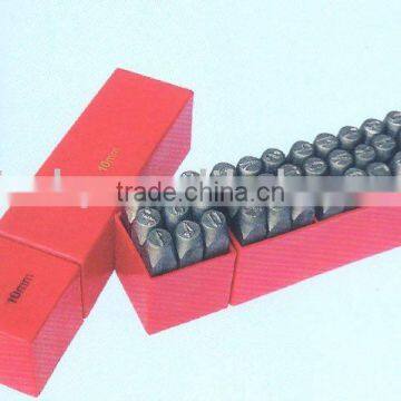 10mm dot figure punch set /dot letter punch set