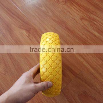 Flat Free PU Foam Wheel 3.00-4