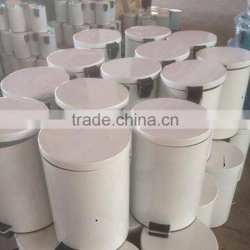 Multicolors Painted Stainless Steel Dustbin/trashcan With Good Quality