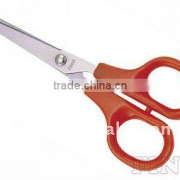 5" Red ABS Plastic Grip Safety Student Scissors