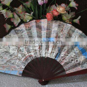 Best Gift Bamboo Silk Foldable Fan photo-3