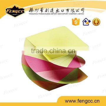 Ecofriendly CMYK logo print fridge magnet notepad