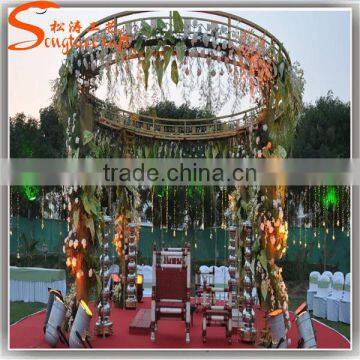 2015 Factory Wholesale Fake Indian Decorations Wedding Flower Backdrop for Sale photo-5