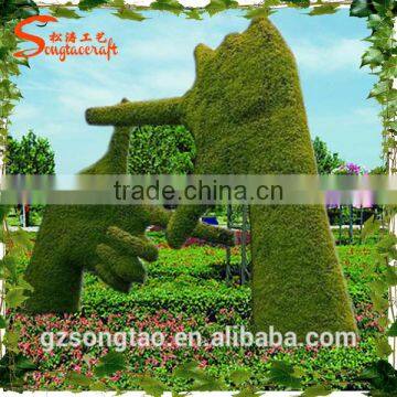 New Style Artificial Grass Topiary Garden Decoration Sculpture Artificial Grass Topiary photo-5