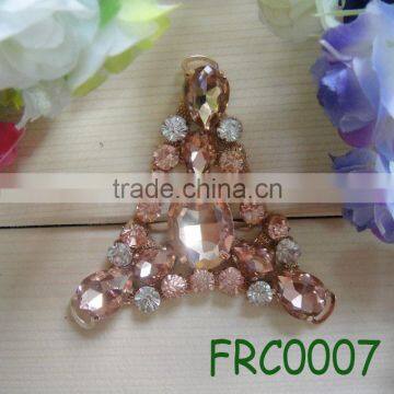 rhinestone metal shoes buckles materials to make sandals