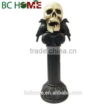 Halloween skull for candle holder