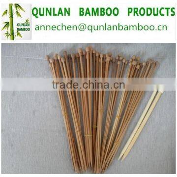 bamboo knitting needles wholesale with single pointed