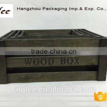 Fruit vegetables Wooden Crate Box