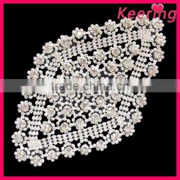 lace crystal diamond wedding rhinestone bridal appliques dresser WRE-147