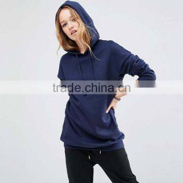 China Factory Custom 100% Cotton Casual Pullover Hoodies Women Clothing 2016