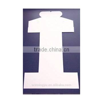 Garment Accessories 350,400,450,500gsm Double white Shirt Back Cardboard for dress shirt