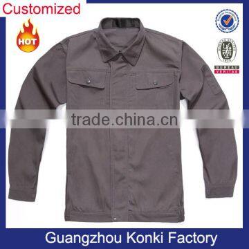 custom best quality long sleeve men cotton construction work uniform