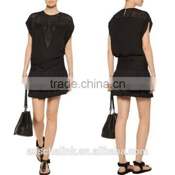 High Quality Custom Ladies Black Cotton Indian Style Skirts photo-5