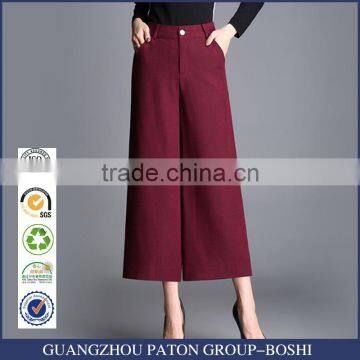 2017 nine pants loose wide leg pants female waist pants feet wide leg pants custom made manufacturer