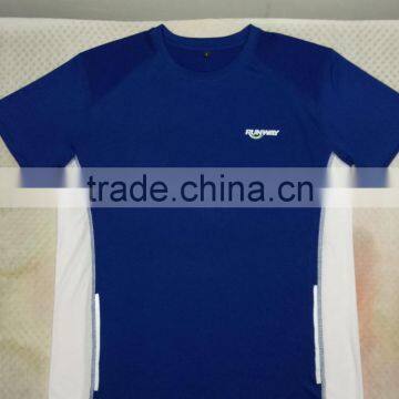 Custom your style sport t-shirt ,3-needle 5-thread interlock stitch good quality t-shirt