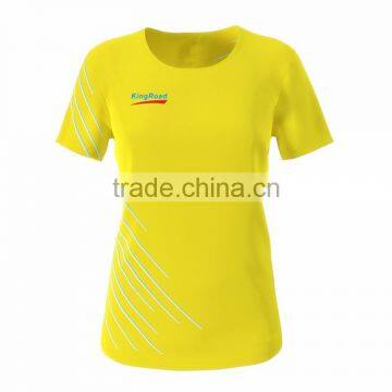 Make your own design Wholesale dry fit sublimation sport running shirt
