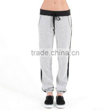 Custom running pants grey and black cheap wholesale jogger pants unisex