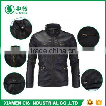New Fashion Winter Mens Motorcycle Leather Jacket for Sale photo-4