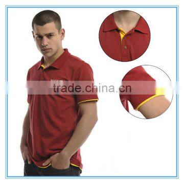 custom made embroidered logo high quality polo shirt for men