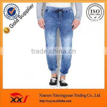 wholesale market in mumbai mens new pattern hot fashion jeans pants classic blue washed baggy track pants