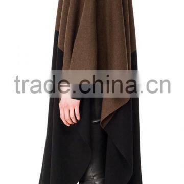 Womens Wool Poncho and Shawls Knit Poncho Sweater for Women photo-4
