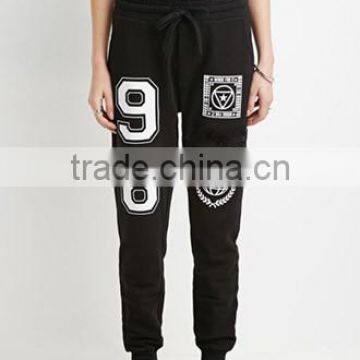 Alphanumeric draw string who pants sports pants