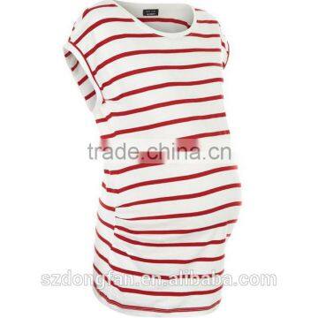 2017 Blouse Women Summer Stripe Maternity Clothes Ladies Tops Latest Design photo-4