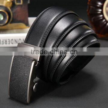 New Designer Automatic Mens Leather Belt High Quality Luxury Cow Leather Men Belts 3.5CM photo-5