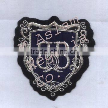 Hand Embroidery Crest Blazer Badge