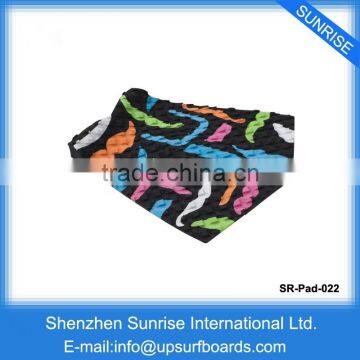 Colorful Surfboard Deck Pad/OEM Custom Traction Pad/Wholesale EVA Tail Pad