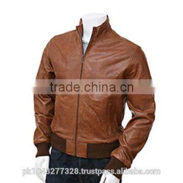 2017 Model Sheep Skin Leather Fashion Jacket photo-4
