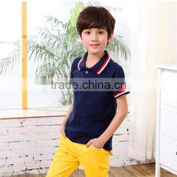 China Manufacturer Short Sleeve School Uniform Kids Polo Shirt photo-4