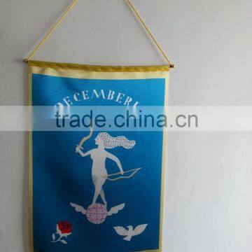 printing logo satin flag