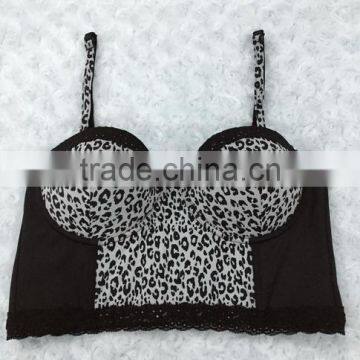 Sexy Ladies Leopard Print Corset and Panty Set Sexy Women Shaper Wears photo-2